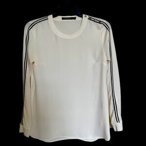 Lauren Ralph Lauren - Classic off white Long Sleeve Blouse -Size M